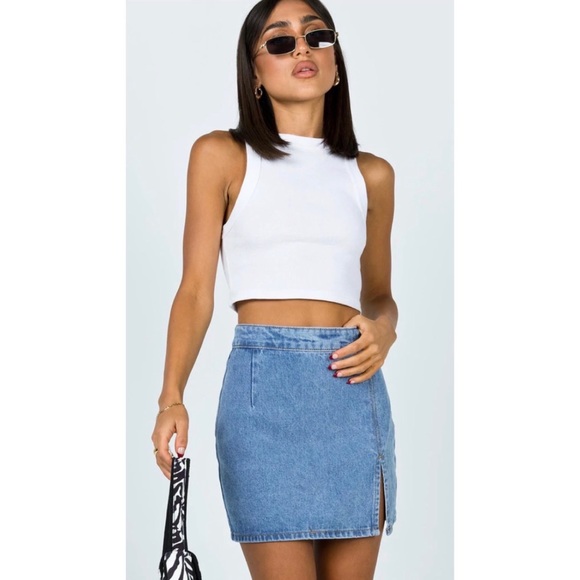 Princess Polly Denim Skirt - Picture 3 of 11